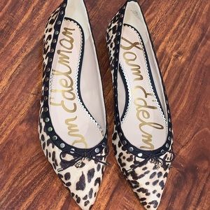 Leopard Print Flats with bow